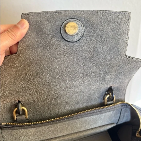 Elegant Gray Women's Handbag - Picture 5 of 13